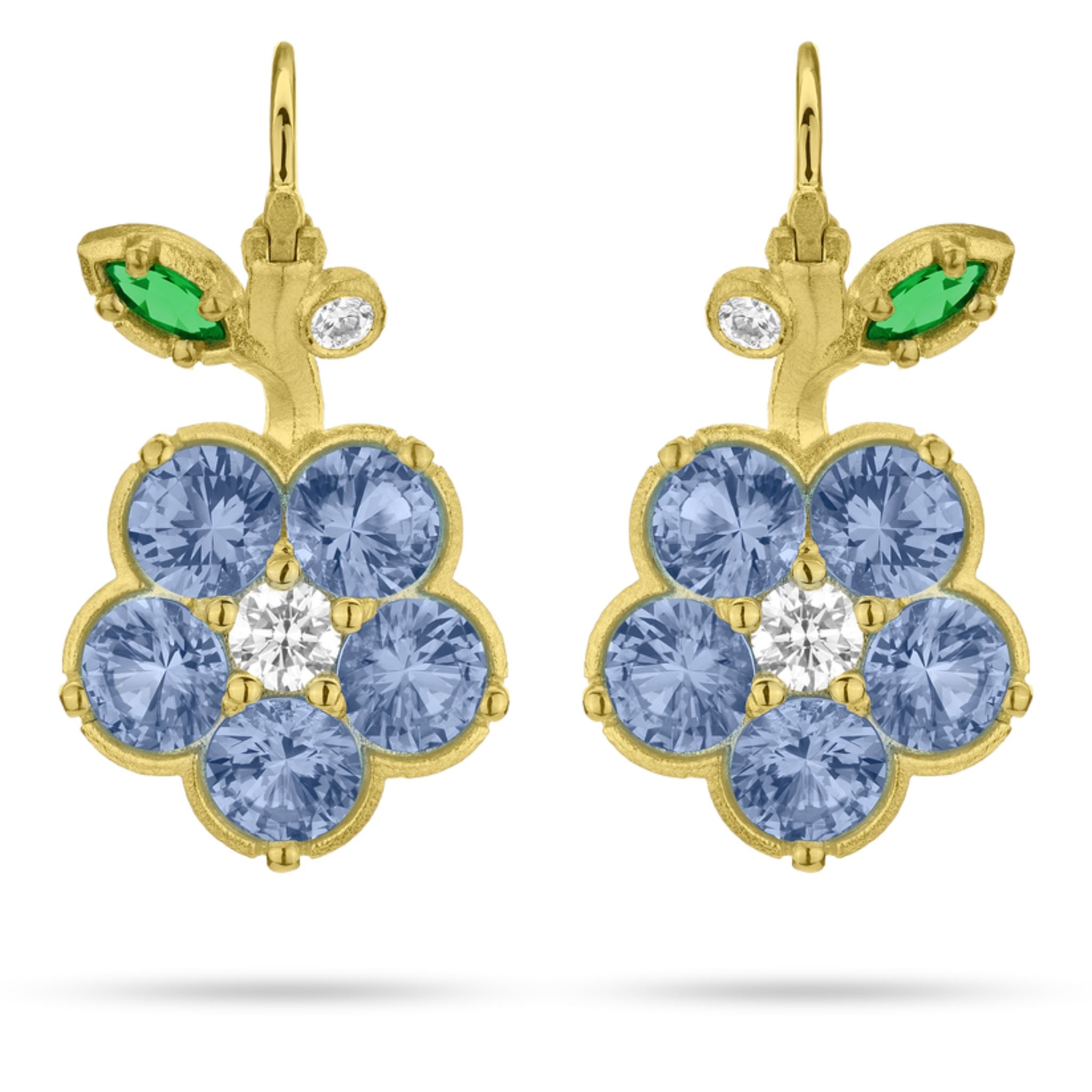 Paul Morelli Blue Sapphire Wild Child Drop Earrings