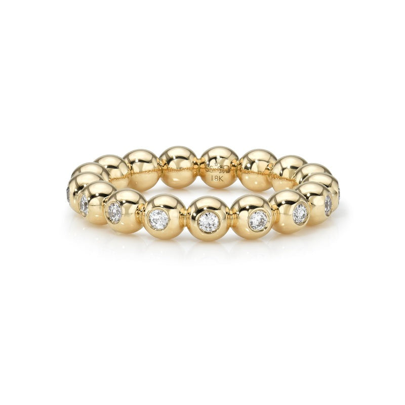 Single Stone Diamond Large Gaia Band